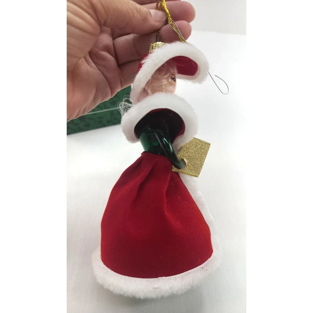 Mistletoe Magic Collection CAROLER European Style Glass Ornament: Hand Blown